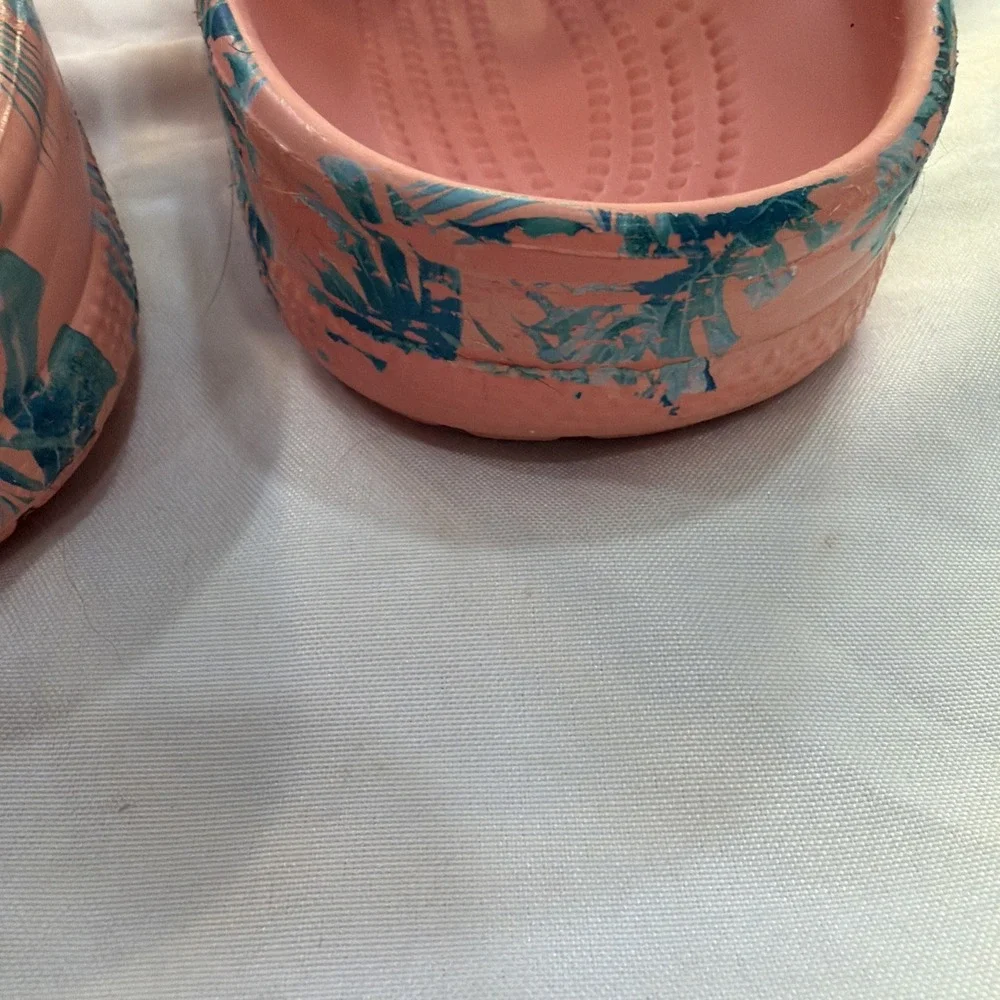 Crocs Unisex Classic Tropical Palms Beach Summer Vacation‎ US Men 6 Women 8